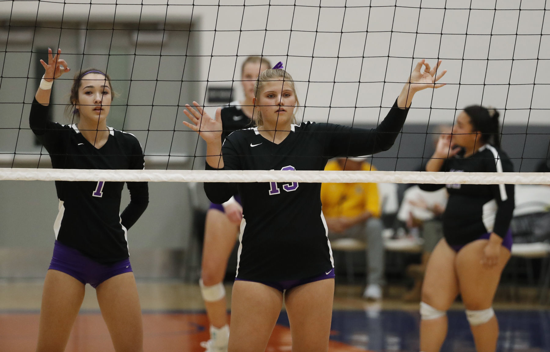 Photos: Righetti blocked from girls volleyball championship by San Joaquin Memorial